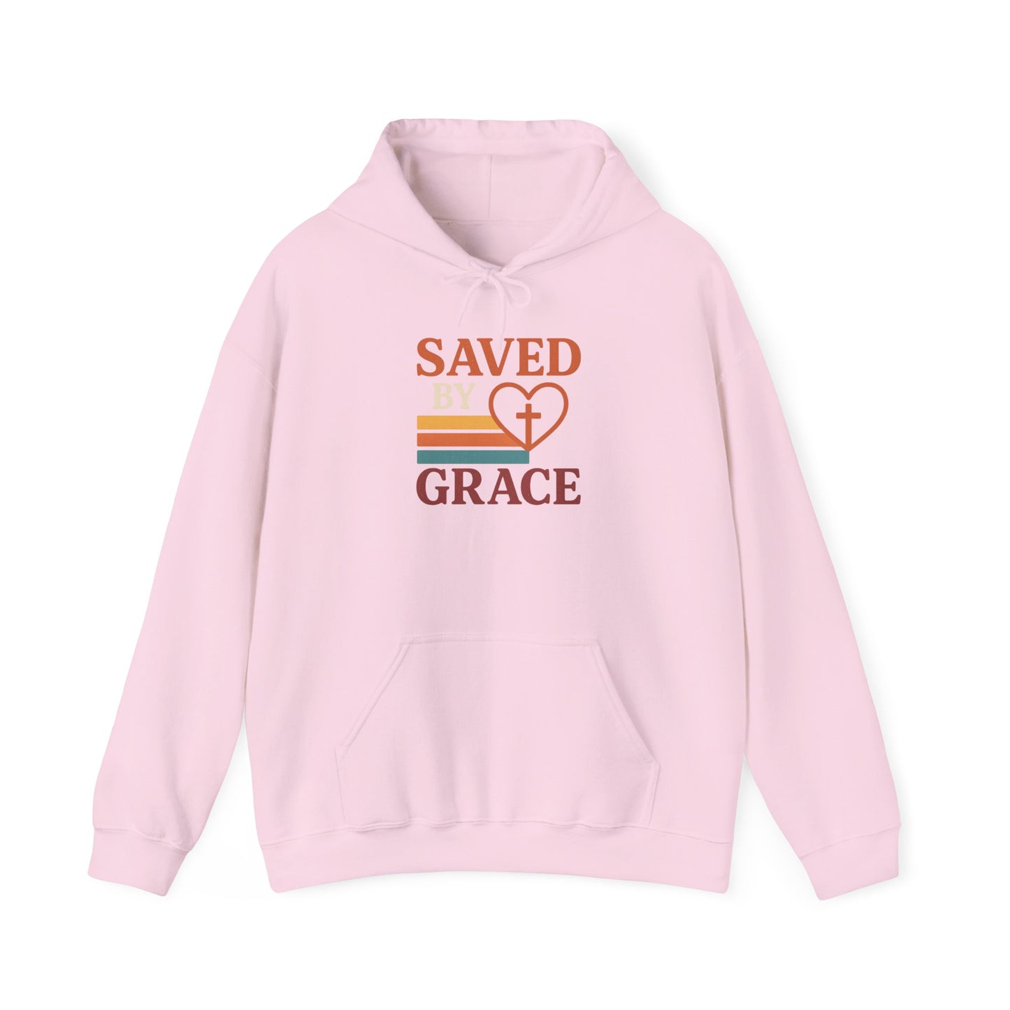 Saved By Grace Unisex Hoodie - Cozy Faith Apparel for Men and Women, Inspirational Gift, Church Events, Casual Wear