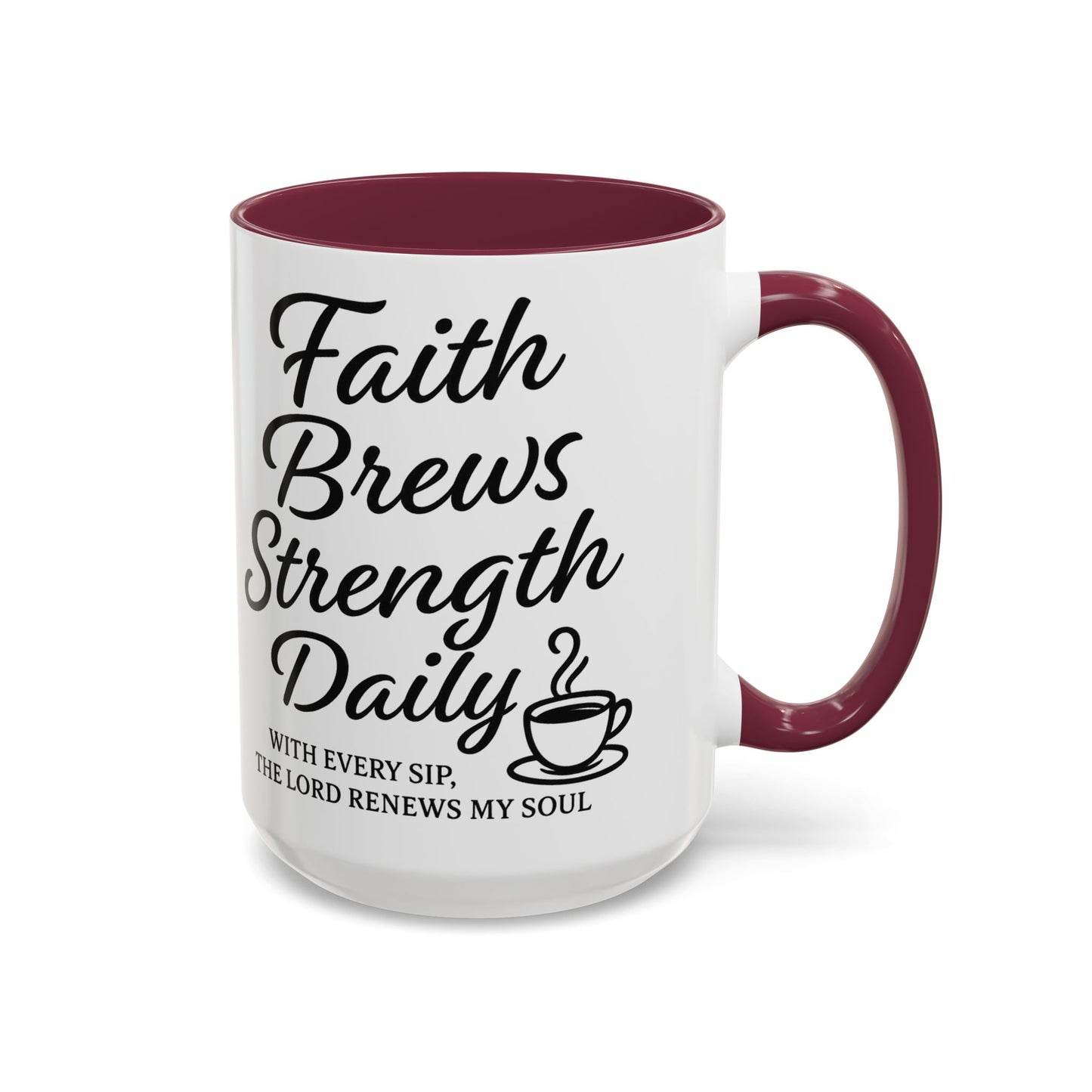 Faith-Inspiring Coffee Mug for Daily Motivation, Motivational Mug, Inspirational Drinkware, Gift for Coffee Lovers, Faith-Based Gift