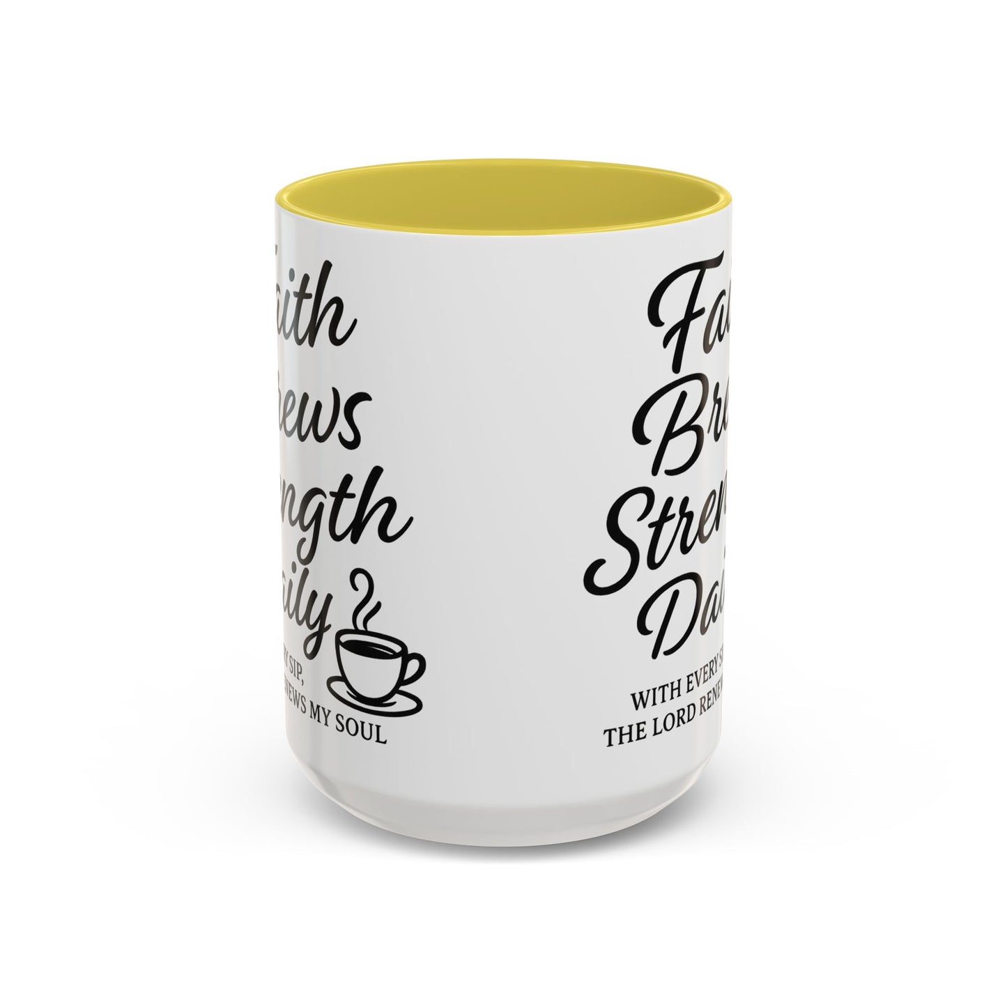 Faith-Inspiring Coffee Mug for Daily Motivation, Motivational Mug, Inspirational Drinkware, Gift for Coffee Lovers, Faith-Based Gift