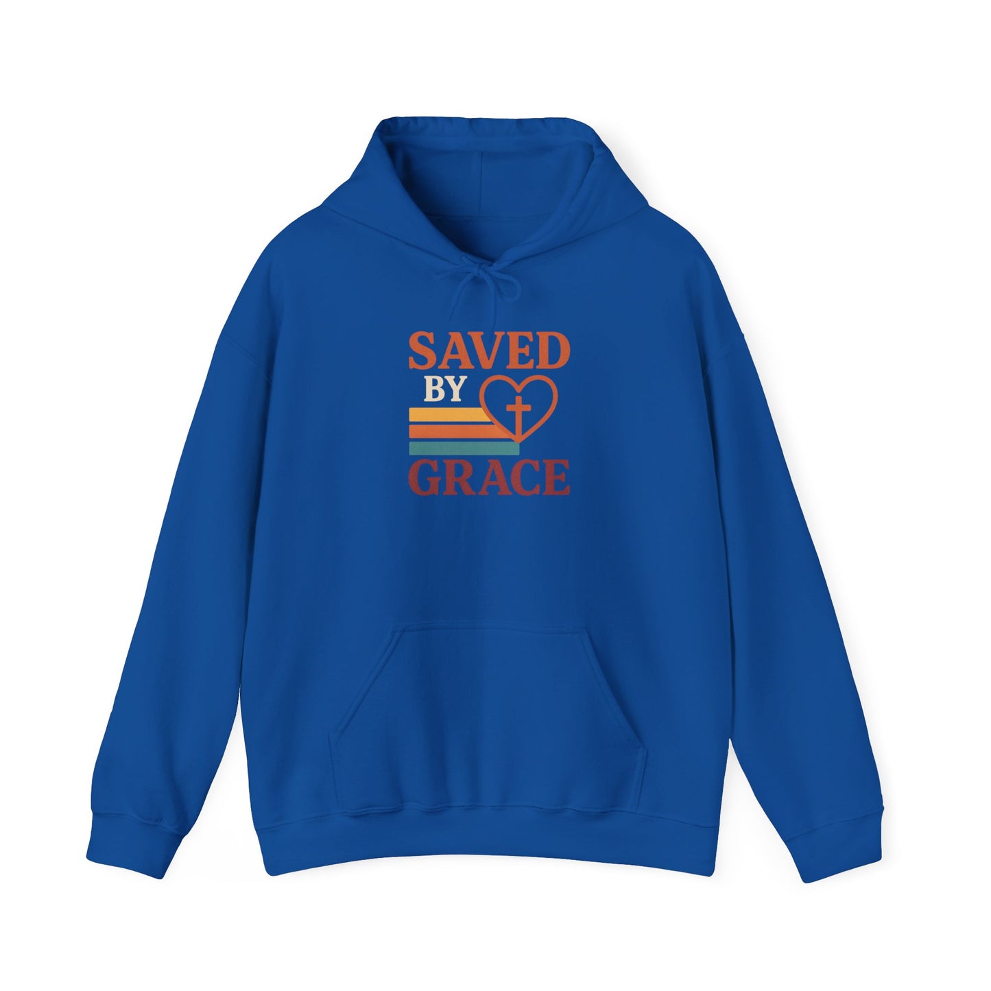 Saved By Grace Unisex Hoodie - Cozy Faith Apparel for Men and Women, Inspirational Gift, Church Events, Casual Wear
