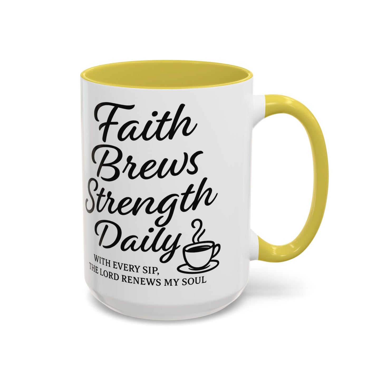 Faith-Inspiring Coffee Mug for Daily Motivation, Motivational Mug, Inspirational Drinkware, Gift for Coffee Lovers, Faith-Based Gift
