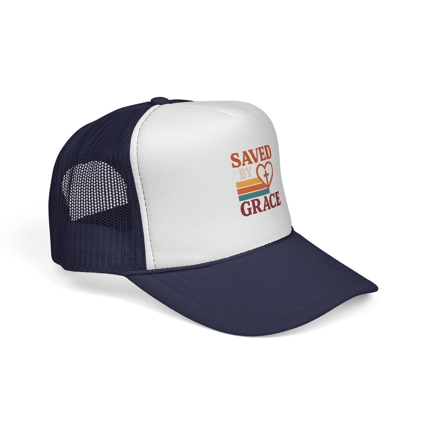 Saved by Grace: Faith-Inspired Trucker Caps, Christian Hats,  Accessories, Inspirational Gifts, Trendy Religious Gear