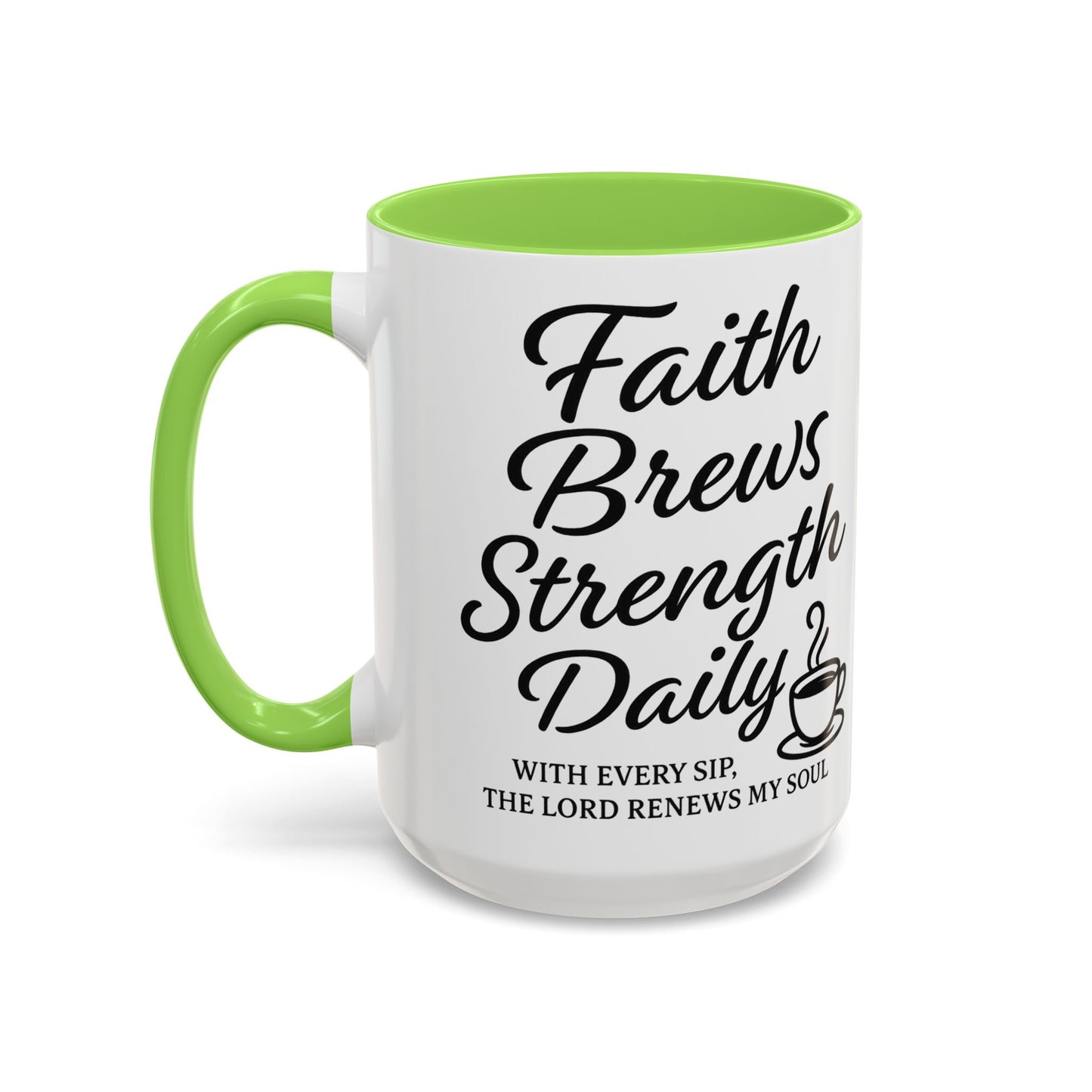 Faith-Inspiring Coffee Mug for Daily Motivation, Motivational Mug, Inspirational Drinkware, Gift for Coffee Lovers, Faith-Based Gift