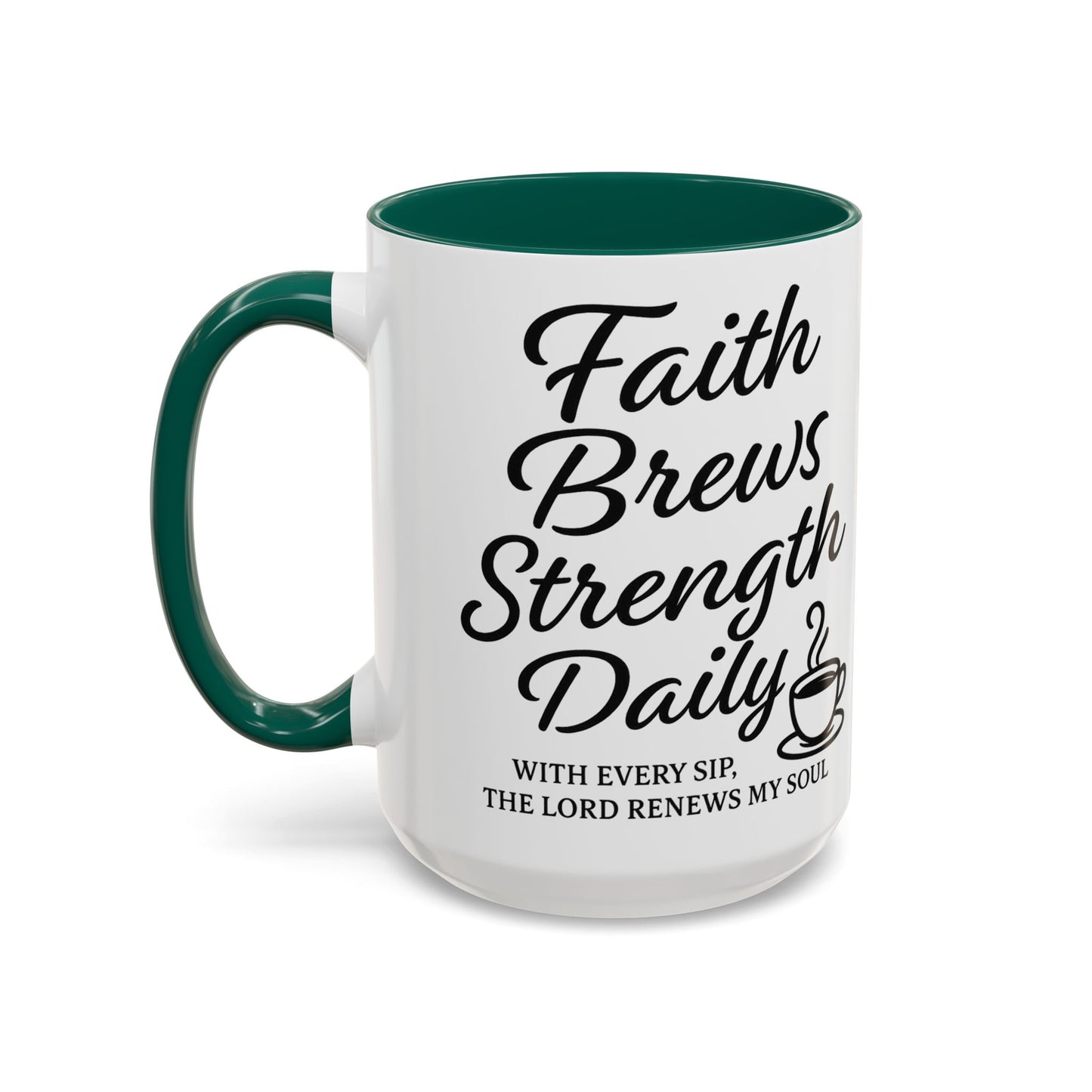 Faith-Inspiring Coffee Mug for Daily Motivation, Motivational Mug, Inspirational Drinkware, Gift for Coffee Lovers, Faith-Based Gift