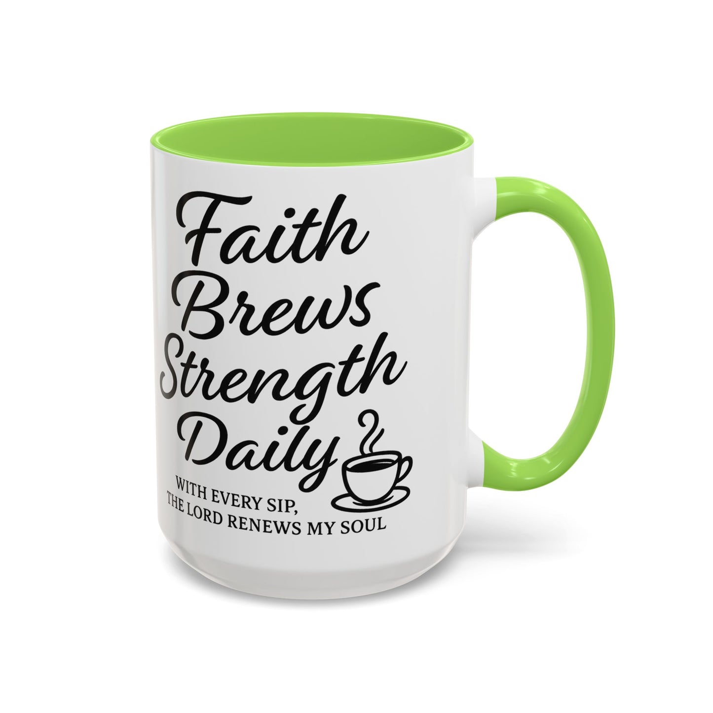 Faith-Inspiring Coffee Mug for Daily Motivation, Motivational Mug, Inspirational Drinkware, Gift for Coffee Lovers, Faith-Based Gift