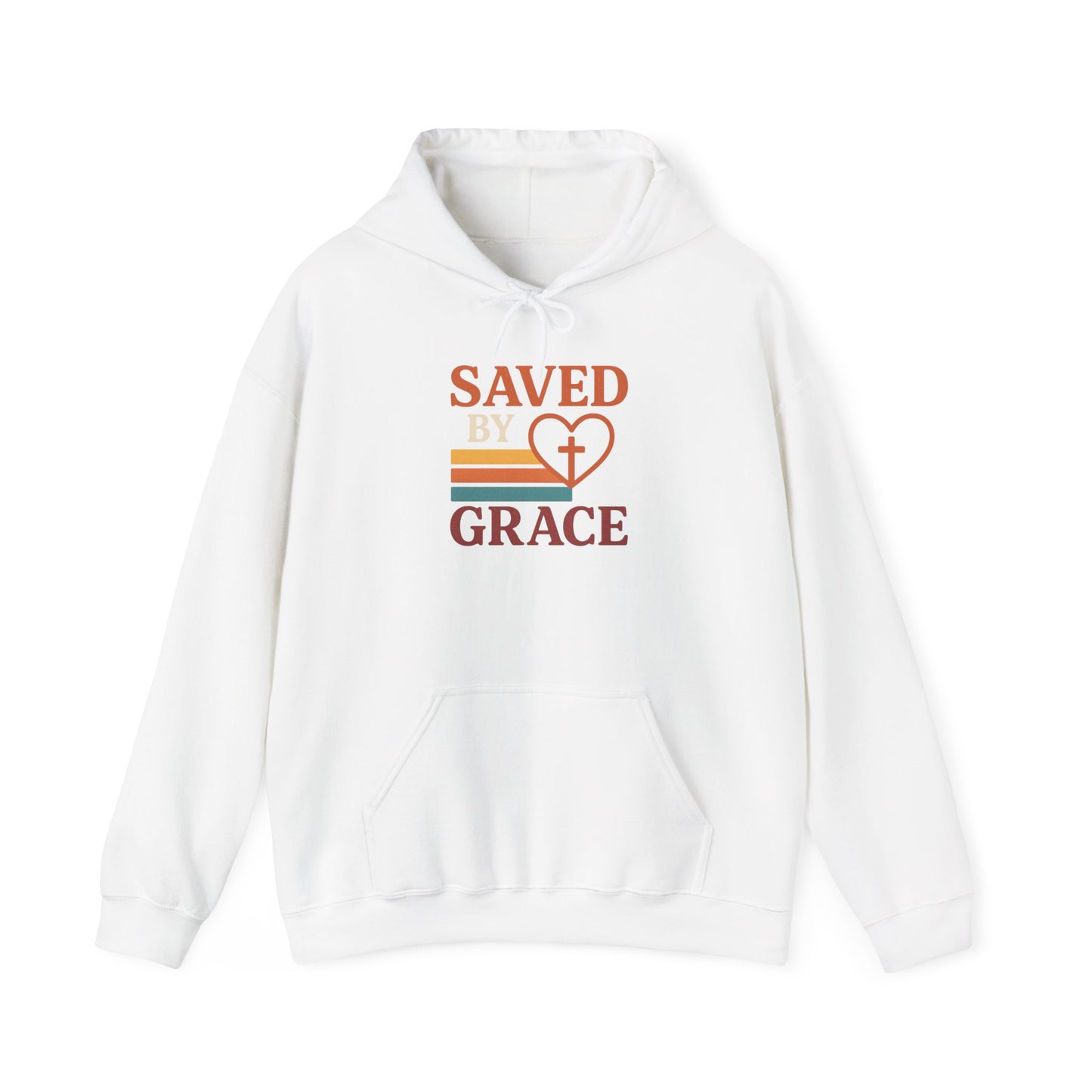 Saved By Grace Unisex Hoodie - Cozy Faith Apparel for Men and Women, Inspirational Gift, Church Events, Casual Wear