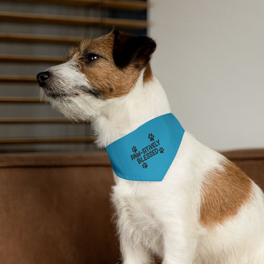 Paw-sitively Blessed Pet Bandana Collars, Dog Accessories, Pet Outfits, Cute Gifts for Pet Lovers, Unique Dog Bandana
