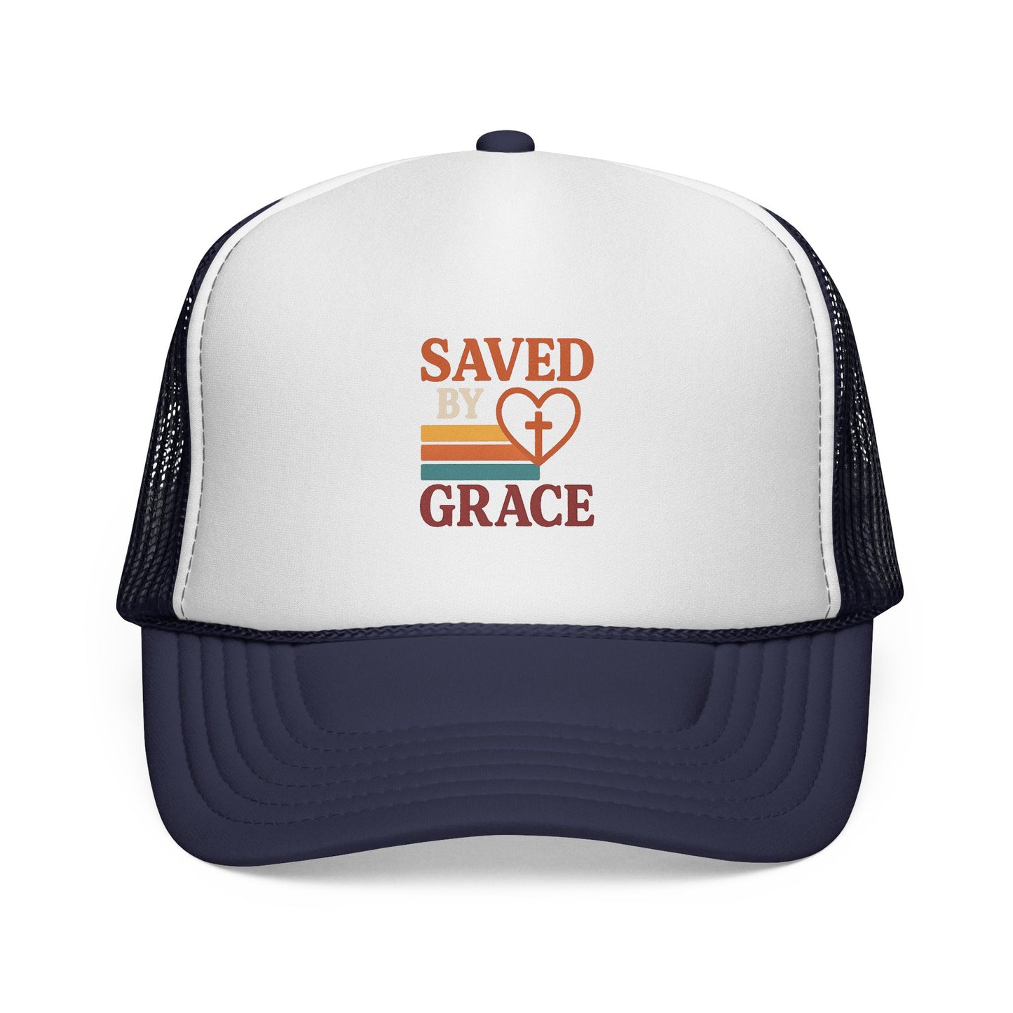 Saved by Grace: Faith-Inspired Trucker Caps, Christian Hats,  Accessories, Inspirational Gifts, Trendy Religious Gear