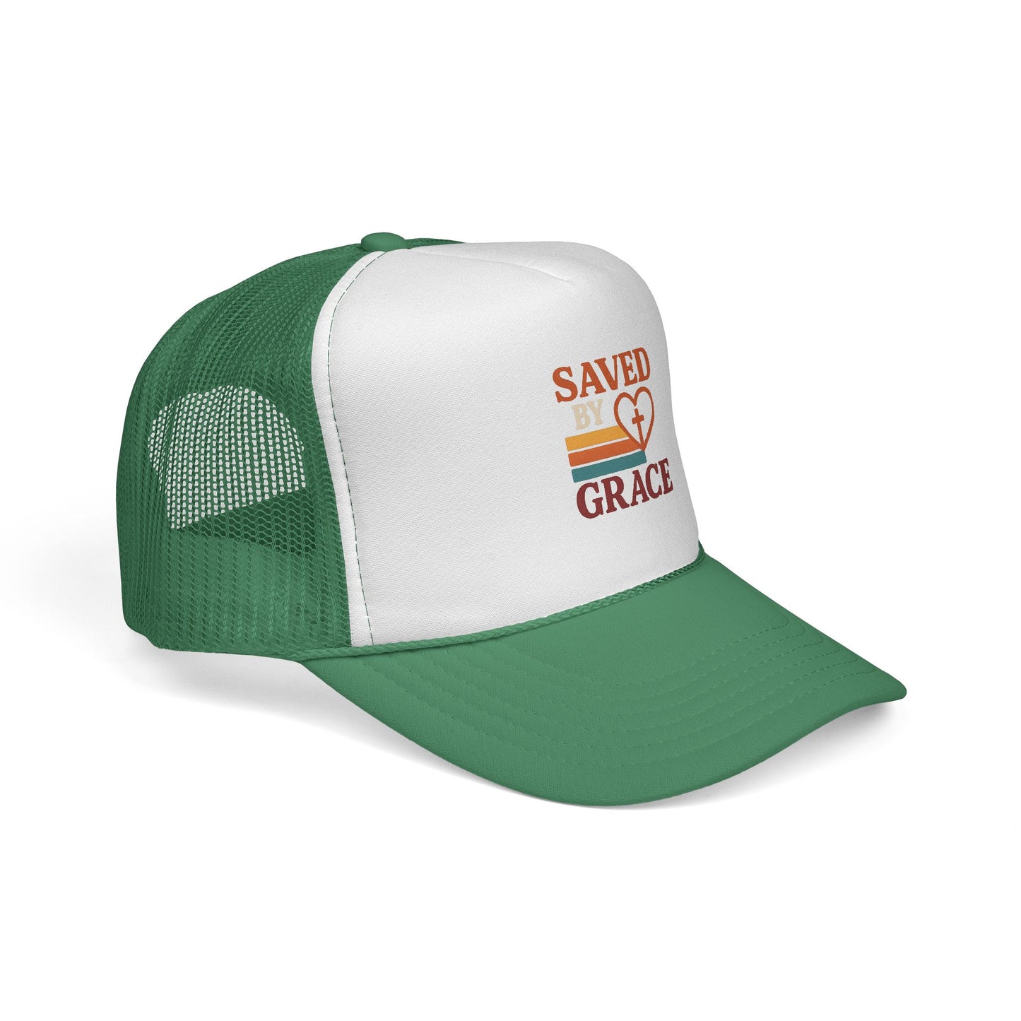 Saved by Grace: Faith-Inspired Trucker Caps, Christian Hats,  Accessories, Inspirational Gifts, Trendy Religious Gear