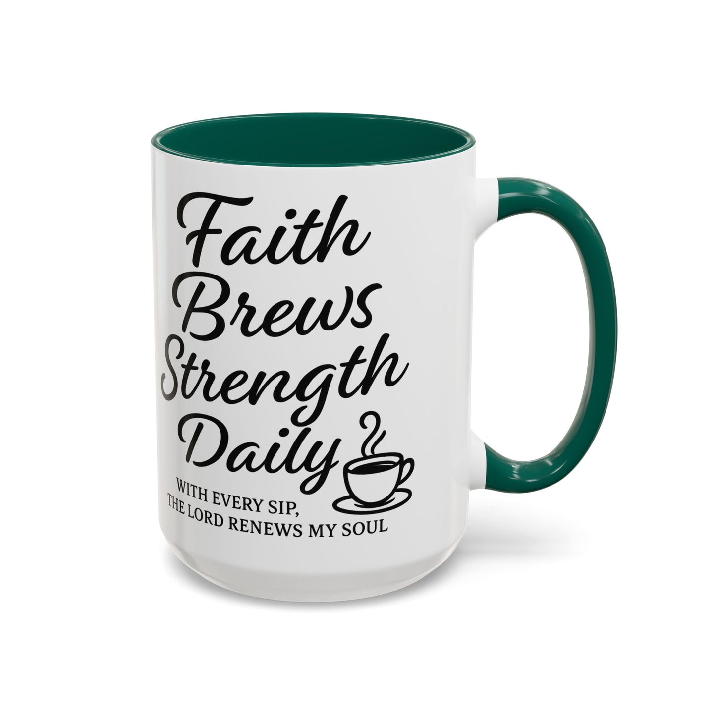 Faith-Inspiring Coffee Mug for Daily Motivation, Motivational Mug, Inspirational Drinkware, Gift for Coffee Lovers, Faith-Based Gift