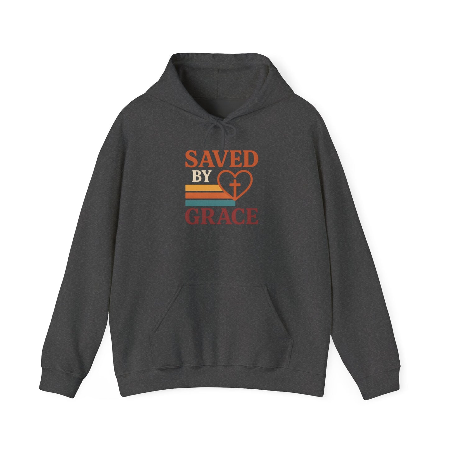 Saved By Grace Unisex Hoodie - Cozy Faith Apparel for Men and Women, Inspirational Gift, Church Events, Casual Wear