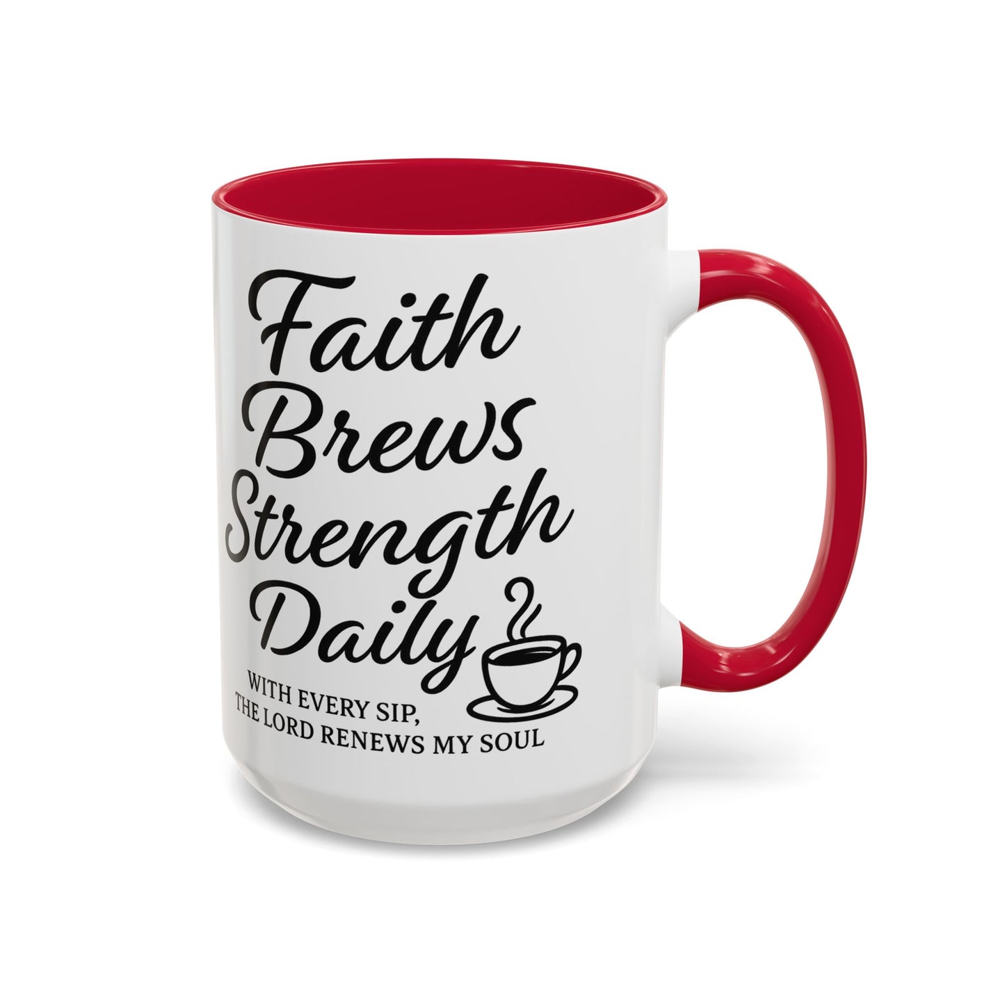 Faith-Inspiring Coffee Mug for Daily Motivation, Motivational Mug, Inspirational Drinkware, Gift for Coffee Lovers, Faith-Based Gift